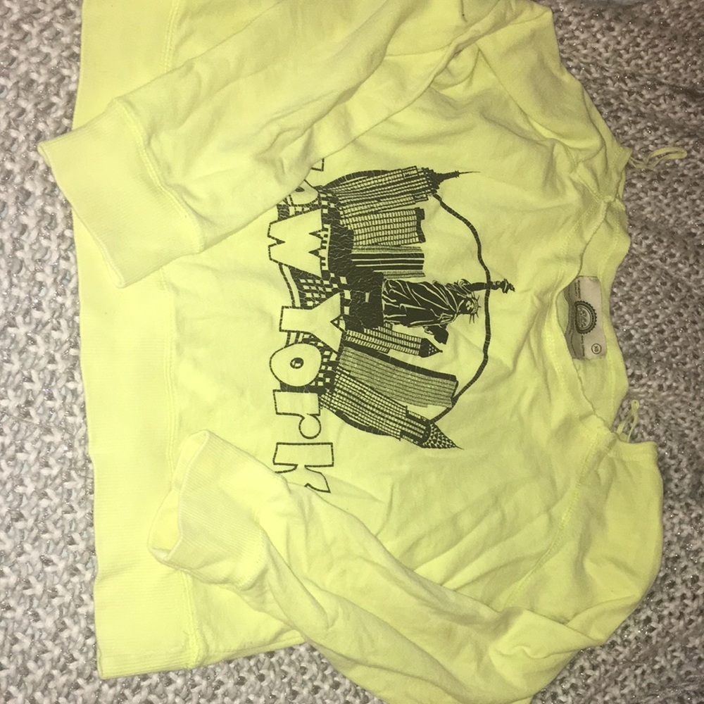 Yellow New York sweater